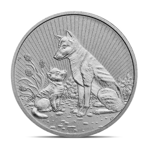 2022 Australian Dingo The Next Generation, 2 Troy Oz Silver, .9999