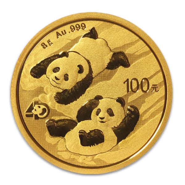 Chinese Gold Panda - 8 Gram, .999 Purity