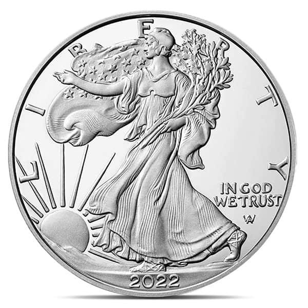 2022 Proof Silver American Eagle - 1 Troy Oz .999 Pure