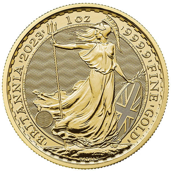 British Britannia, King Charles III - 1 Troy Oz, .9999 Pure Gold
