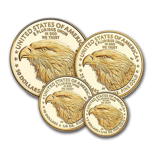 2023 Proof Gold Eagle Set (1 oz, 1/2-oz, 1/4-oz & 1/10-oz)