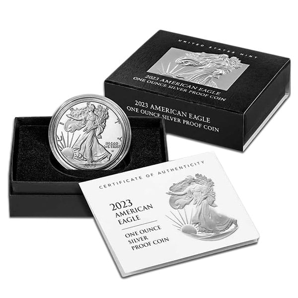 2023 Proof Silver American Eagle - 1 Troy Oz .999 Pure