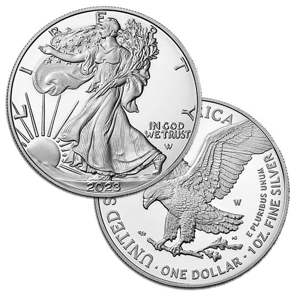 2023 Proof Silver American Eagle - 1 Troy Oz .999 Pure