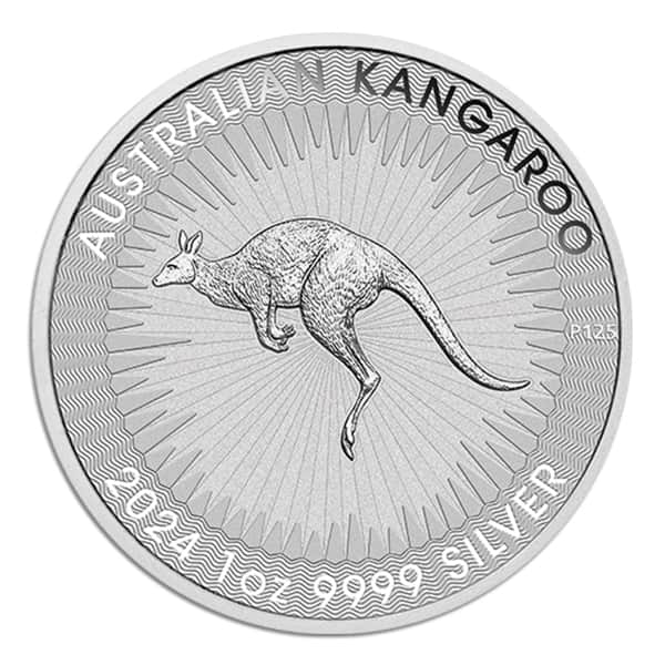 Australian Kangaroo, King Charles III - 1 Troy Oz Silver .9999 Pure