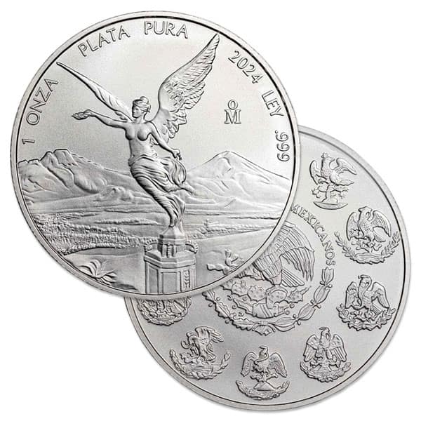 2024 Mexican Libertad - 1 Troy Oz, .999 Pure Silver