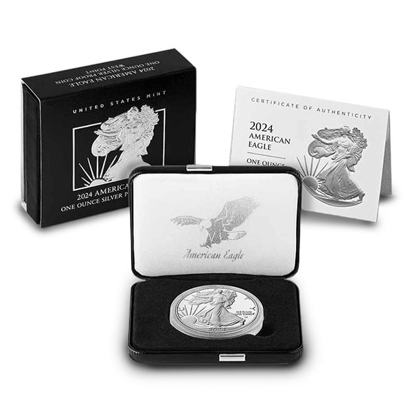2024 Proof Silver American Eagle - 1 Troy Oz .999 Pure