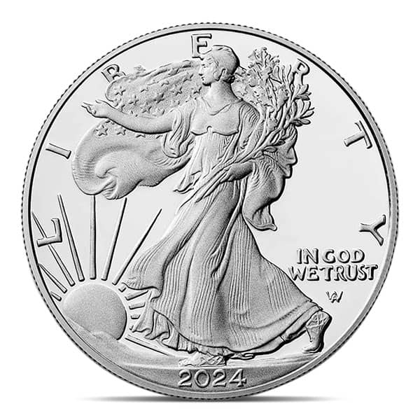 2024 Proof Silver American Eagle - 1 Troy Oz .999 Pure