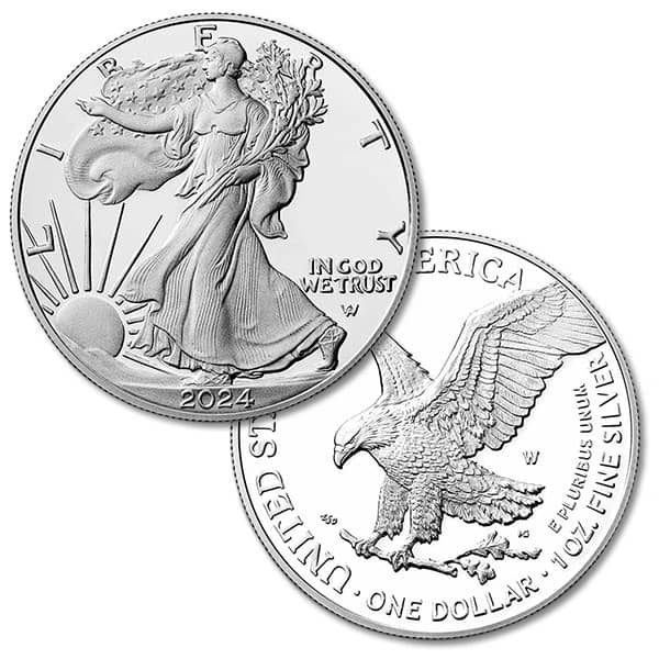 2024 Proof Silver American Eagle - 1 Troy Oz .999 Pure