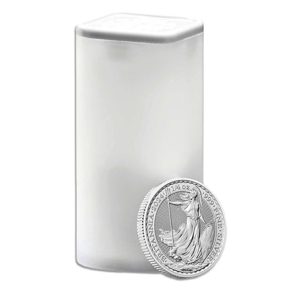 1/4 Oz British Britannia, 2024 King Charles III - .9999 Pure Silver