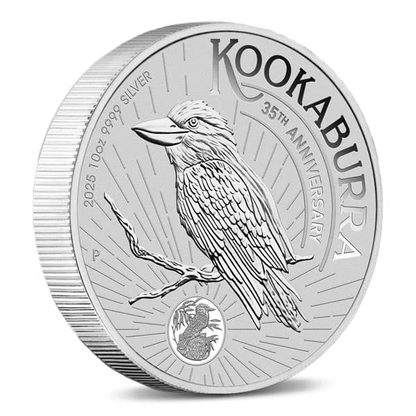 2025 Australia Kookaburra, 10 Troy Oz Silver, .9999 Pure
