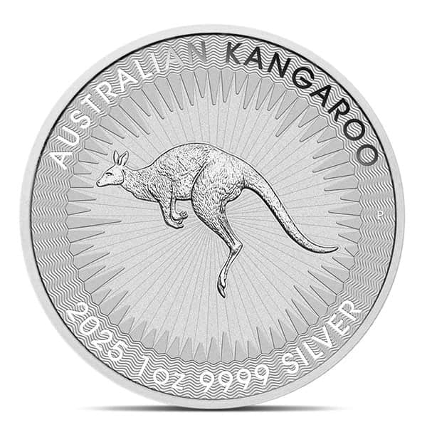 2025 Australian Kangaroo - 1 Troy Oz Silver .9999 Pure