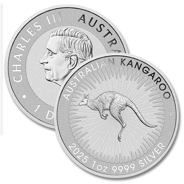 2025 Australian Kangaroo - 1 Troy Oz Silver .9999 Pure