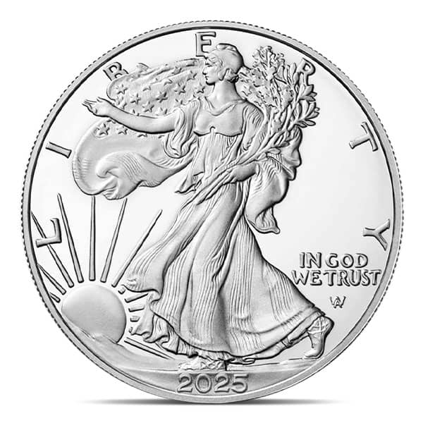 2025 Proof Silver American Eagle - 1 Troy Oz .999 Pure