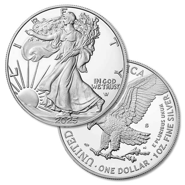 2025 Proof Silver American Eagle - 1 Troy Oz .999 Pure