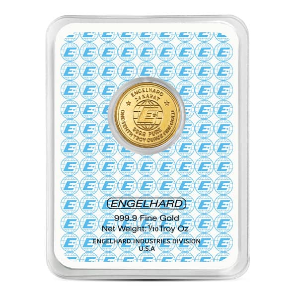 2025 Engelhard Prospector 1/10 Troy Ounce Gold Round - .9999 Pure