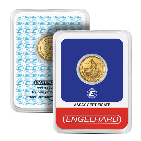 2025 Engelhard Prospector 1/10 Troy Ounce Gold Round - .9999 Pure
