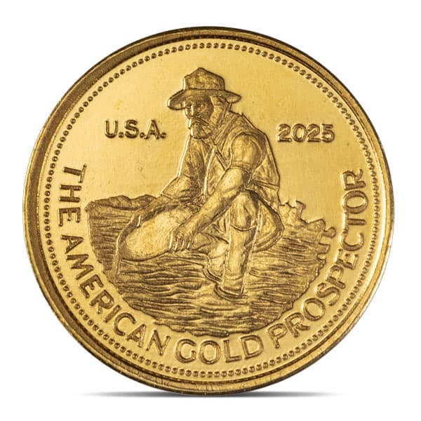 2025 Engelhard Prospector 1/10 Troy Ounce Gold Round - .9999 Pure