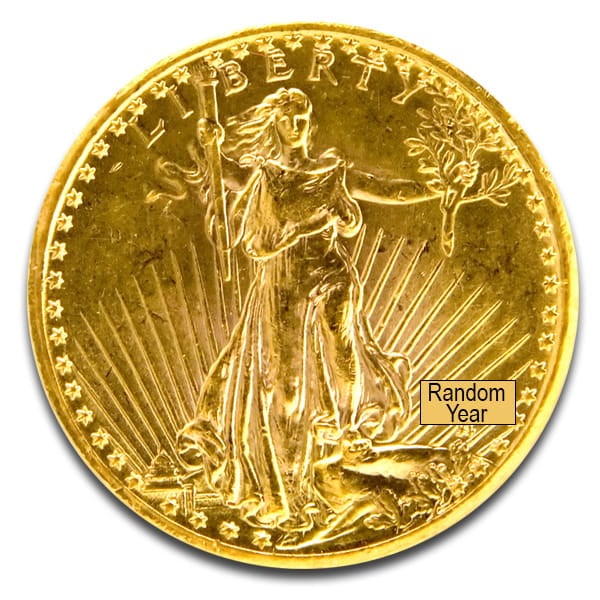 $20 Saint Gaudens Pre-1933 Double Eagle Coin thumbnail