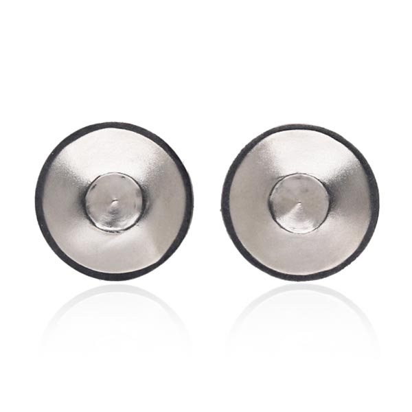 Platinum Cufflinks - Propeller Points **Hybrid Finish** - 27 Grams, .9995 Fine 24K Pure