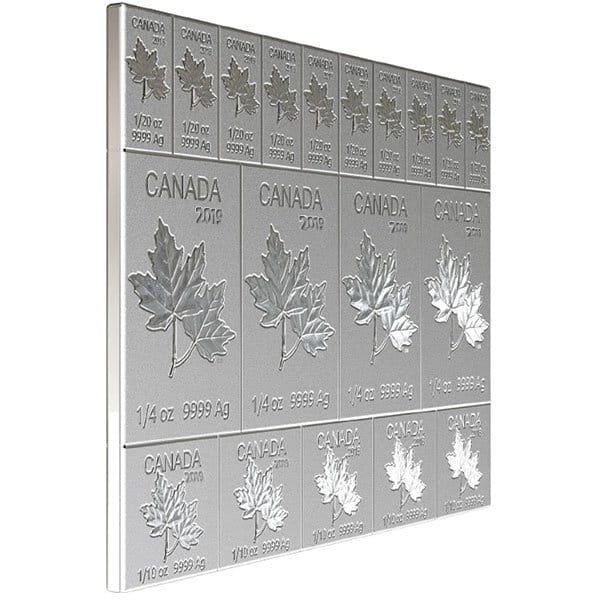 Royal Canadian Mint MapleFlex Bar - 2 oz .9999 Silver thumbnail