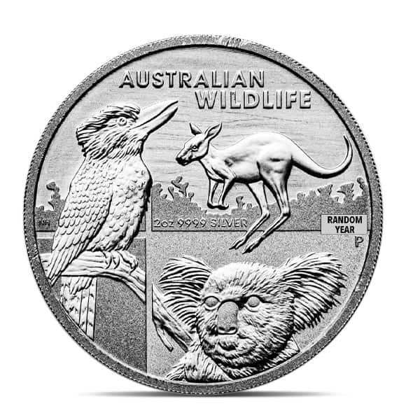 2 Oz Silver Coin - .999 Pure, Random Design