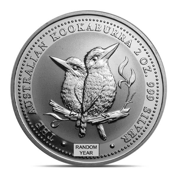 2 Oz Silver Coin - .999 Pure, Random Design