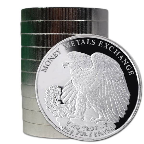2 Ounce Walking Liberty - .999 Pure Silver Round