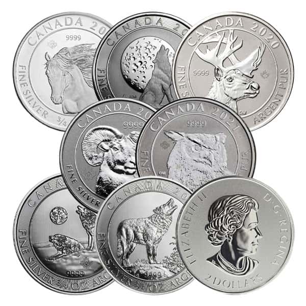 Royal Canadian Mint Coin - 3/4 Oz .9999 Silver Reverse Proof