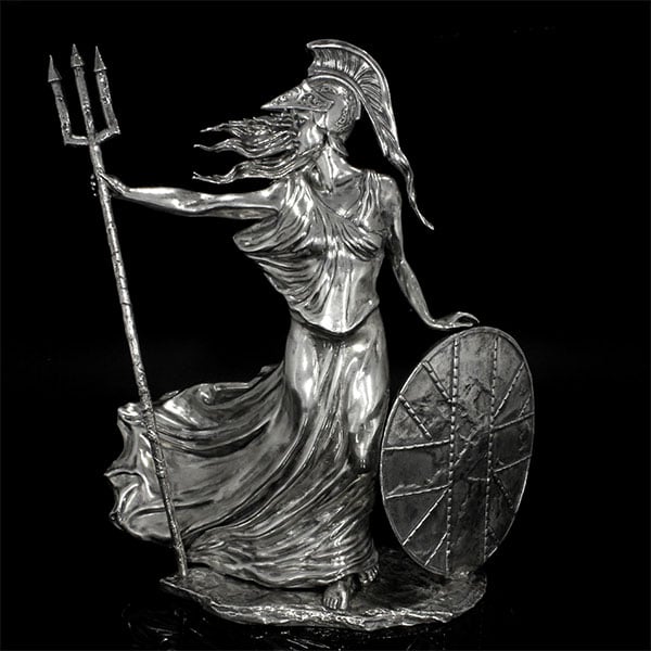 Britannia - Sterling Silver Statue, 30 Troy Ozs, .925 Pure