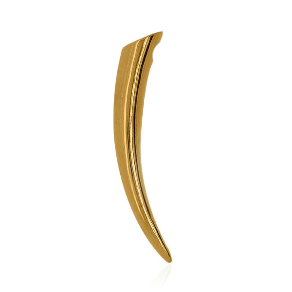 Gold Pendant - Rhino Horn **Polished Finish** - 31.7 Grams, 24K Pure thumbnail
