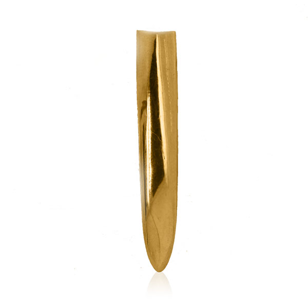 Gold Pendant - Rhino Horn **Polished Finish** - 31.7 Grams, 24K Pure