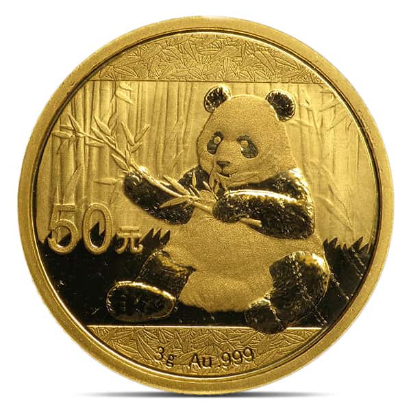 Chinese Panda Gold - 3 Gram, .999 Purity