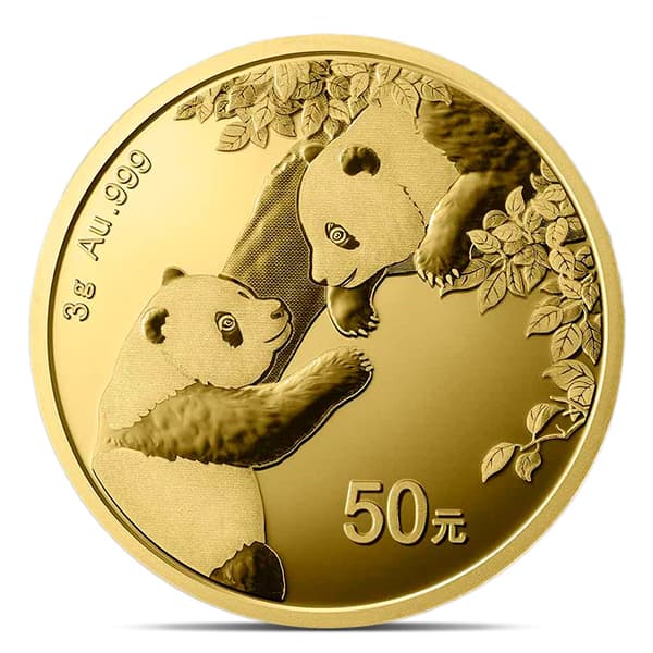 Chinese Panda Gold - 3 Gram, .999 Purity