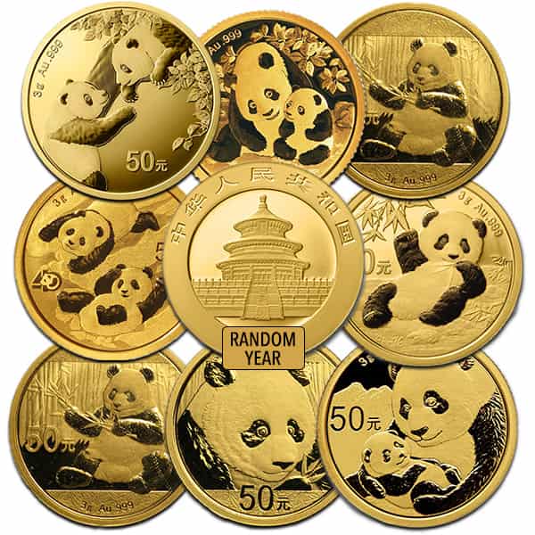 Chinese Panda Gold - 3 Gram, .999 Purity