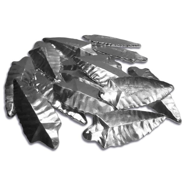 Long Arrowhead 3 Oz Silver 3D Bar - .999 Pure