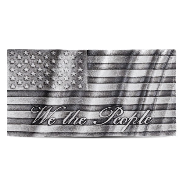 We The People Flag Silver Bar - 3 Troy Ounce, .999 Pure