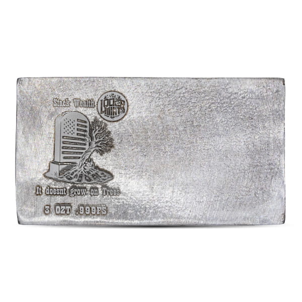 We The People Flag Silver Bar - 3 Troy Ounce, .999 Pure