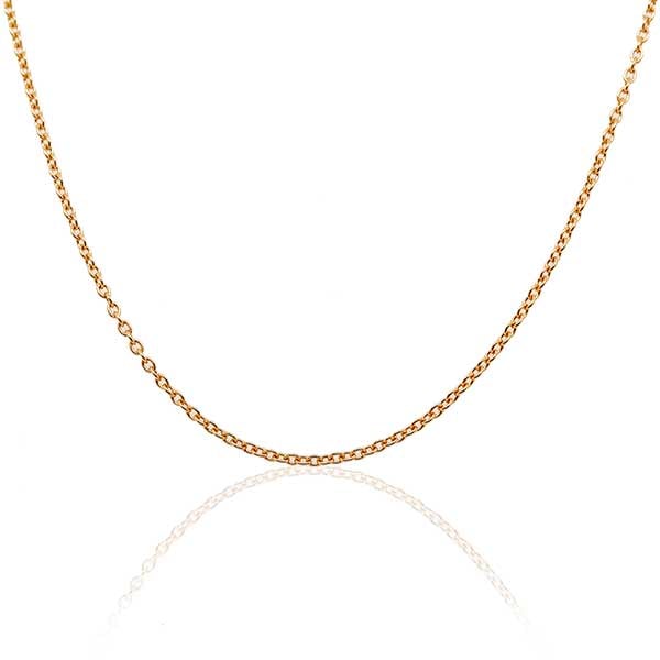 3.5g 22K Round Cable 1 mm Gold Chain 18.1 for Sale Money Metals