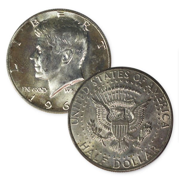 40% Silver Kennedy Half Dollars thumbnail