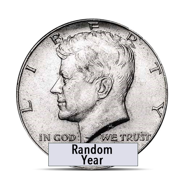 40% Silver Kennedy Half Dollars ($1 Face Value, 1965-1970)