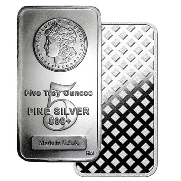 5 Oz Silver Bars (Design Our Choice) thumbnail