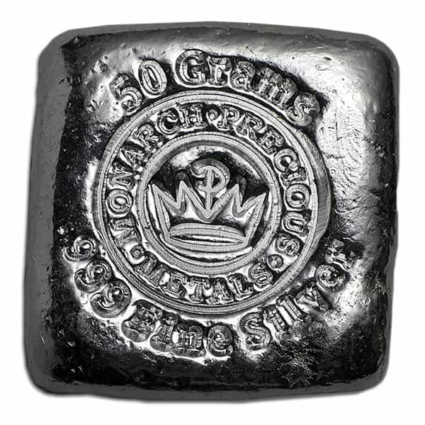 50 Gram Silver Bar - .999 Pure