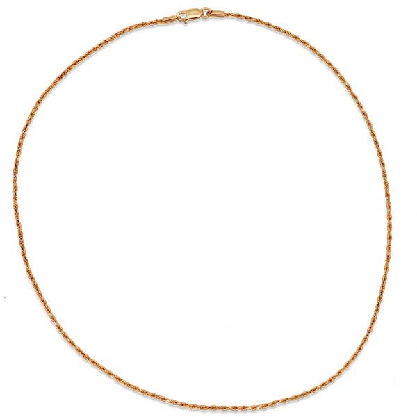 Gold Chain - 1.2mm Rope Design - 46 cm (18.1
