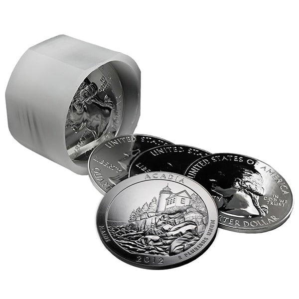 2012 Acadia National Park 5 oz America the Beautiful silver