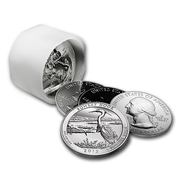 America the Beautiful - Bombay Hook National Wildlife Refuge, 5 Ounce .999 Silver thumbnail