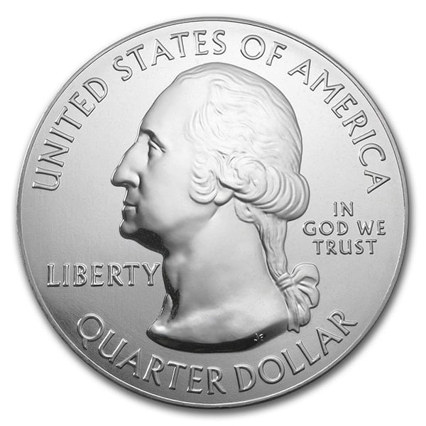 America the Beautiful 5 Ounce Silver - Ellis Island thumbnail