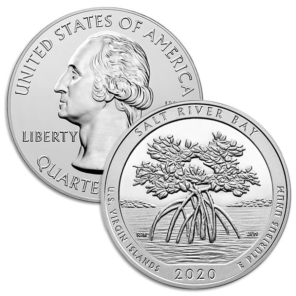 2020 5 oz Salt River Bay National Historical Park and Ecological Preserve ATB Silver Coin