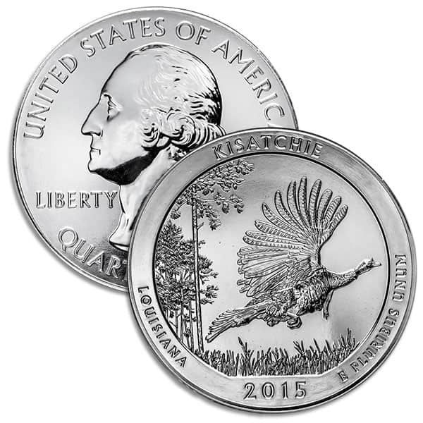 America the Beautiful - Kisatchie National Forest 5 Ounce .999 Silver