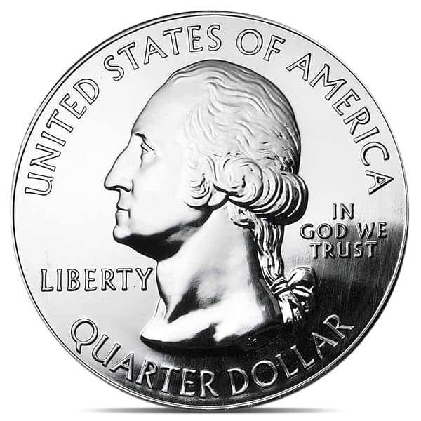 America the Beautiful - Mount Hood National Forest 5 Ounce .999 Silver