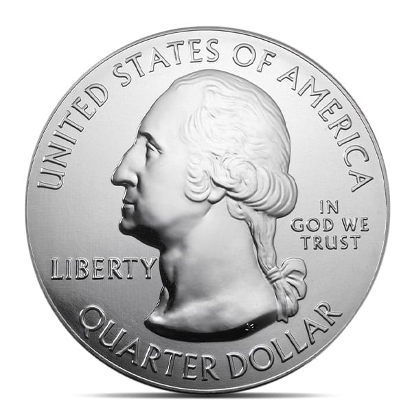 America the Beautiful - Saratoga National Historical Park 5 Ounce .999 Silver